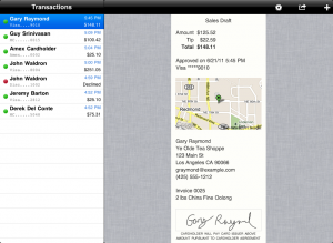 Credit Card Terminal for iPad - Receipts with Maps