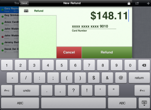 Credit Card Terminal for iPad - Refunds